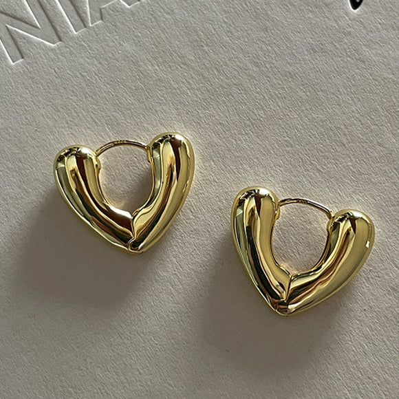 Heart Silhouette Earrings