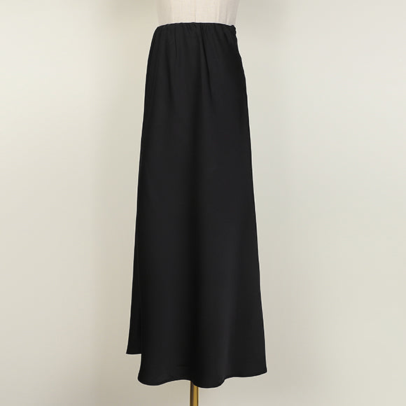 High Waist Satin Skirt