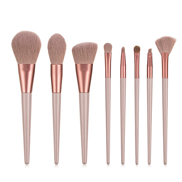 Set of 8 Multi Makeup Brushes