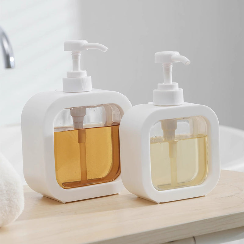 くり抜きクリアデザインソープボトル