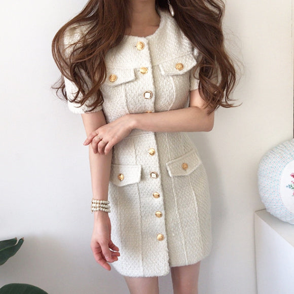 ゴールドボタンポイントタイトミニOP