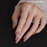 Pearl Delicate Silver Ring