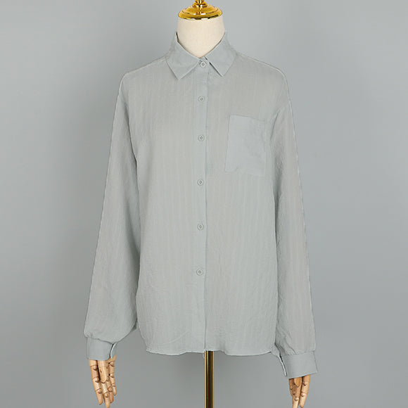 Cotton Crinkled Shirt